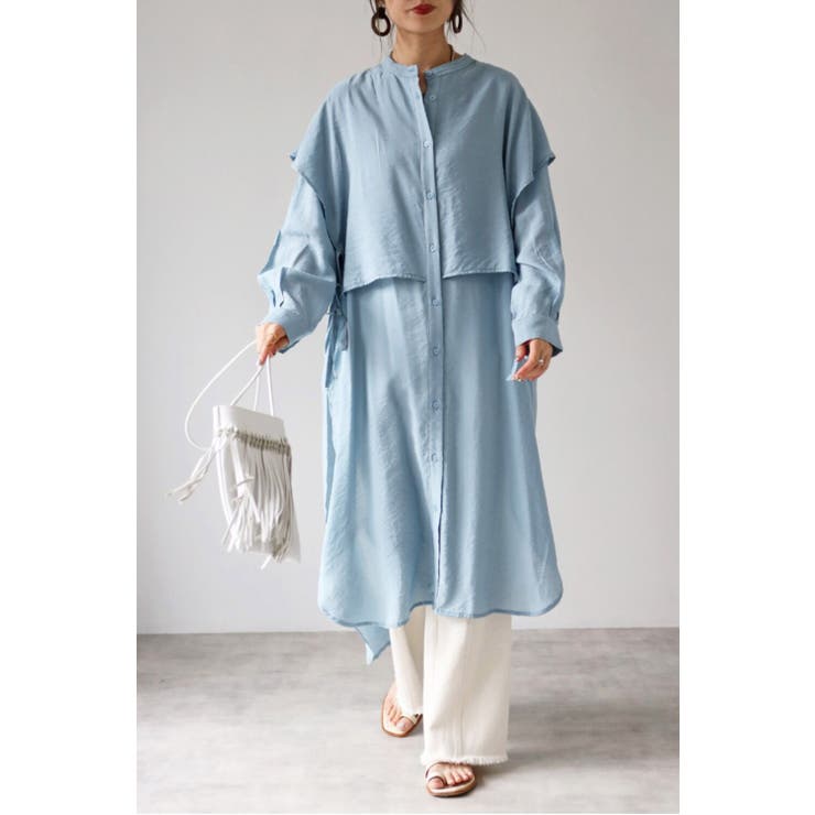 ワンピース シャツワンピース 長袖 | BONJOUR SAGAN | 詳細画像25 