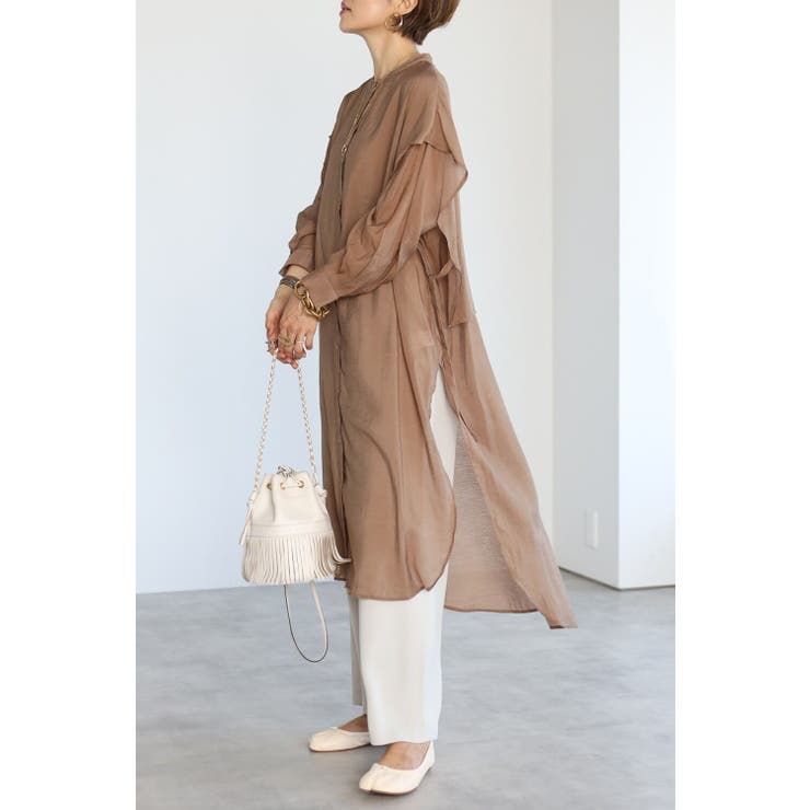 ワンピース シャツワンピース 長袖 | BONJOUR SAGAN | 詳細画像45 