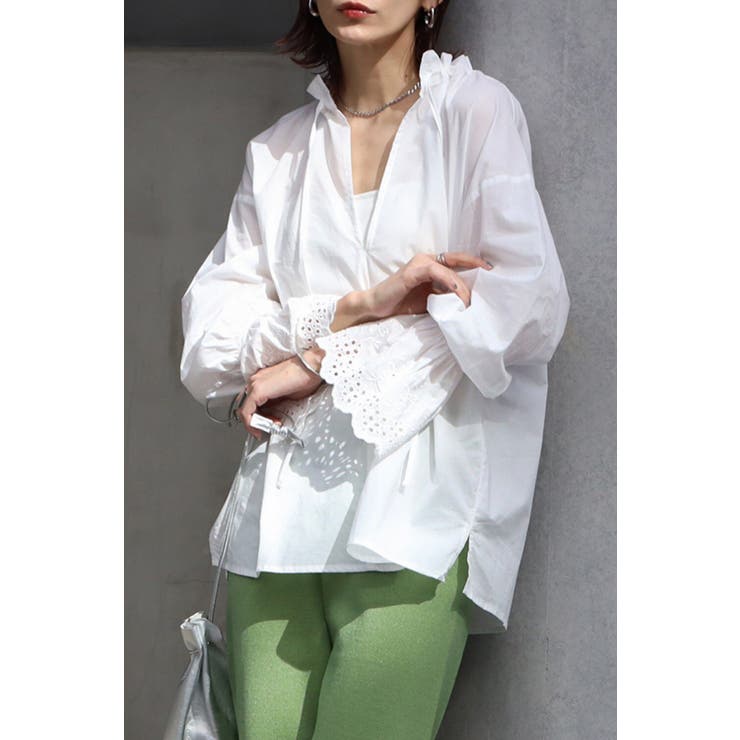 刺繍キャンディスリーブブラウス 77-002108 | BONJOUR SAGAN | 詳細画像1 