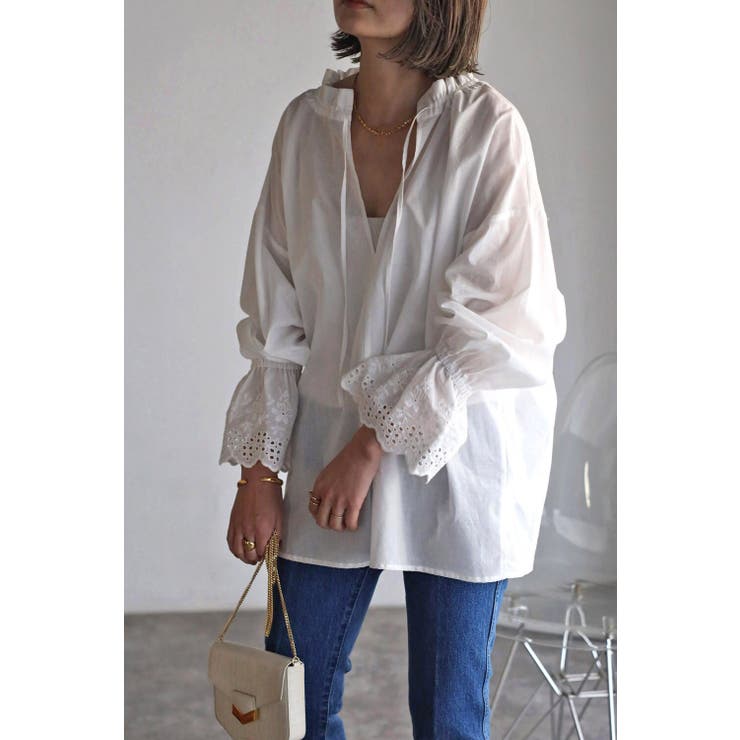 刺繍キャンディスリーブブラウス 77-002108 | BONJOUR SAGAN | 詳細画像2 