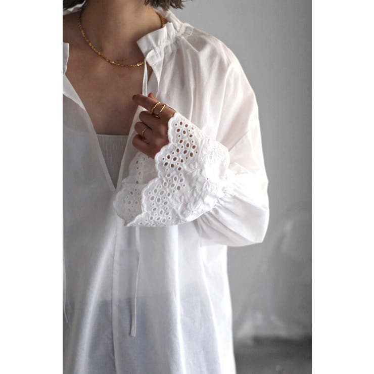 刺繍キャンディスリーブブラウス 77-002108 | BONJOUR SAGAN | 詳細画像5 