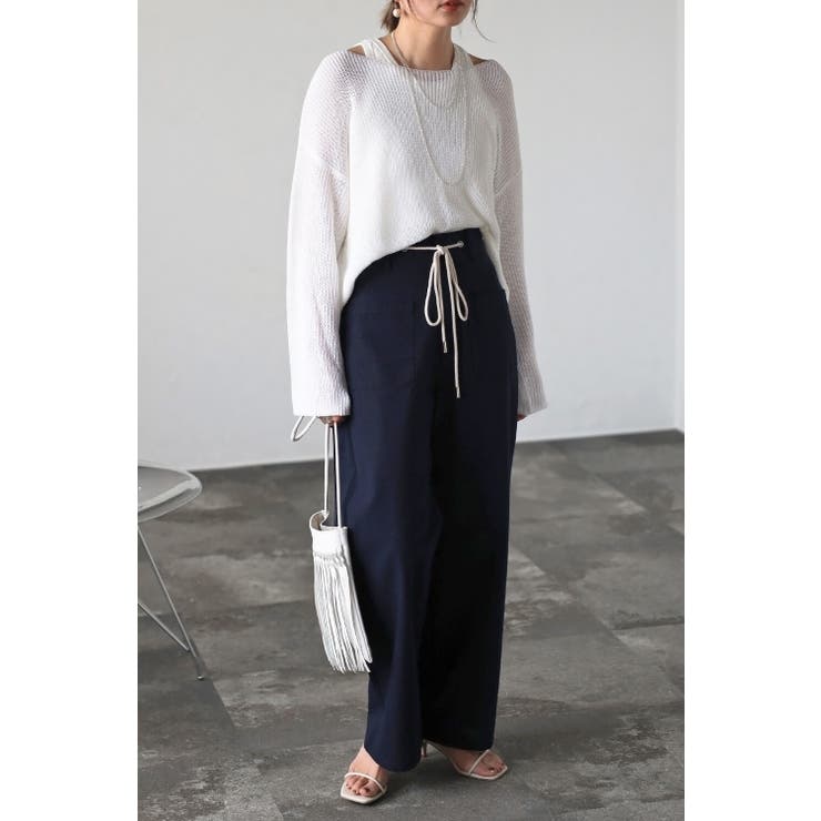 リネンライクメッシュニット | BONJOUR SAGAN | 詳細画像7 