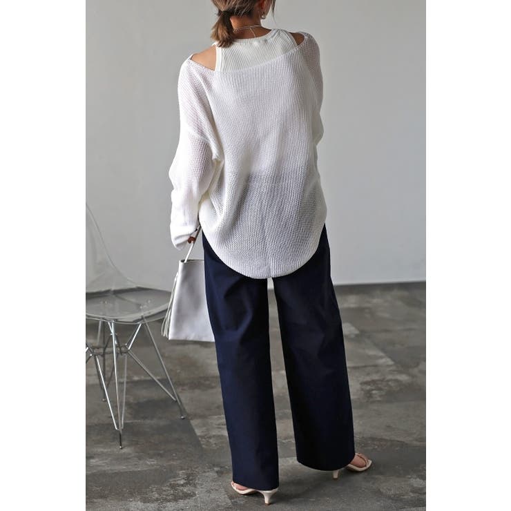 リネンライクメッシュニット | BONJOUR SAGAN | 詳細画像10 