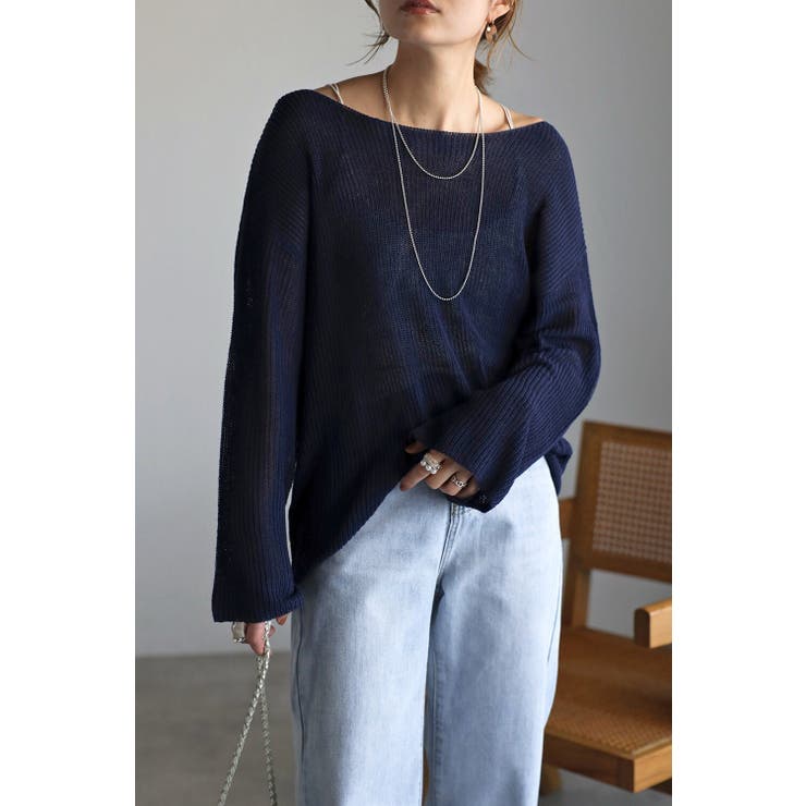 リネンライクメッシュニット | BONJOUR SAGAN | 詳細画像11 