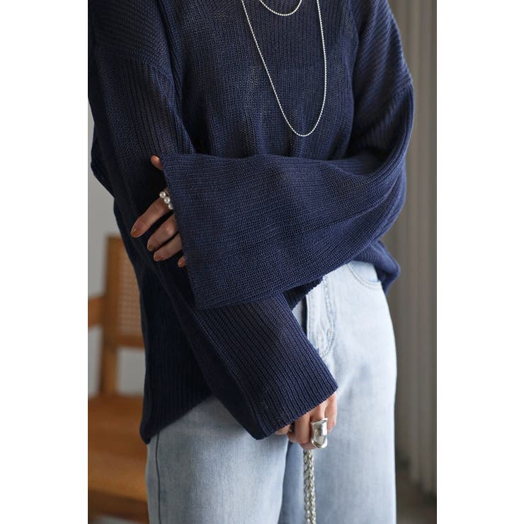 リネンライクメッシュニット | BONJOUR SAGAN | 詳細画像15 