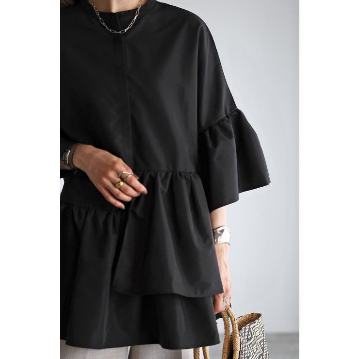 アシメフリルシャツ 77-002923 | BONJOUR SAGAN | 詳細画像6 