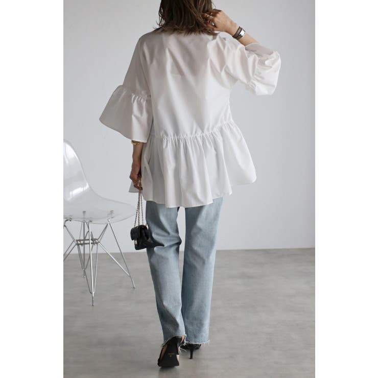 アシメフリルシャツ 77-002923 | BONJOUR SAGAN | 詳細画像12 