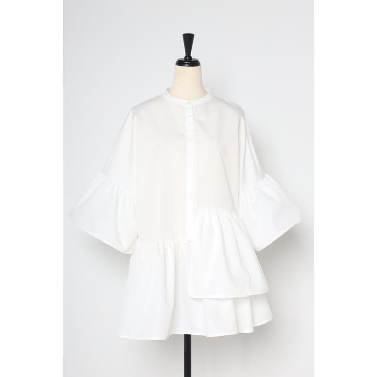 アシメフリルシャツ 77-002923 | BONJOUR SAGAN | 詳細画像17 