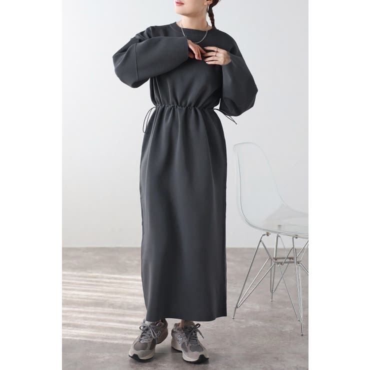 ドロスト切替ランタンスリーブワンピース 77-003459 | BONJOUR SAGAN | 詳細画像1 