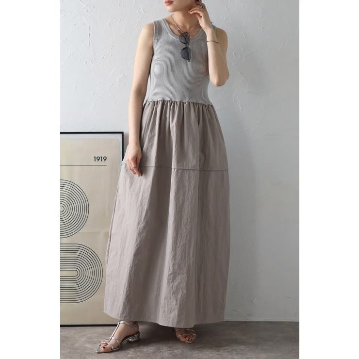 ニットコンビコクーンワンピース 77-003613 | BONJOUR SAGAN | 詳細画像17 