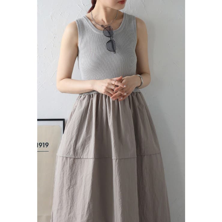 ニットコンビコクーンワンピース 77-003613 | BONJOUR SAGAN | 詳細画像18 