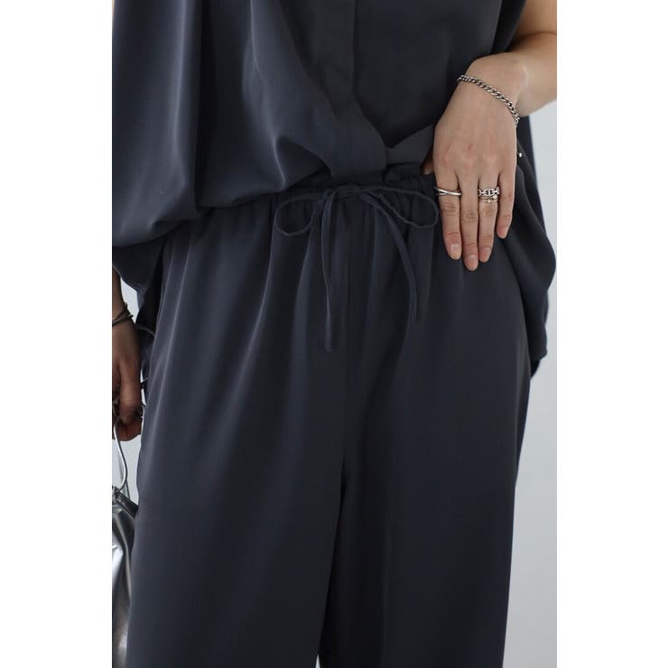 マットサテンノースリブラウス×パンツセットアップ 77-003664 | BONJOUR SAGAN | 詳細画像27 