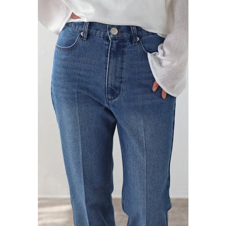 ステップカットテーパードデニムパンツ 77-003671 | BONJOUR SAGAN | 詳細画像9 