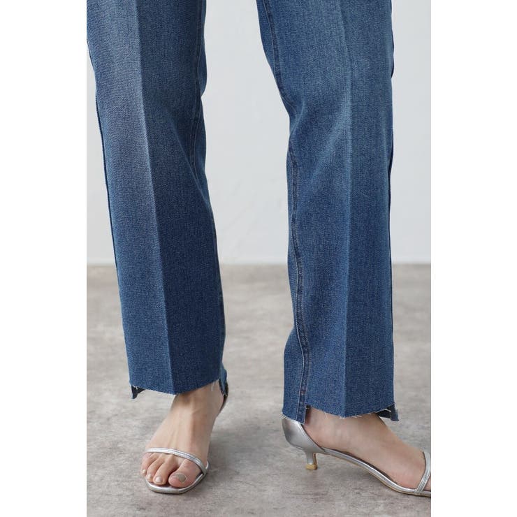 ステップカットテーパードデニムパンツ 77-003671 | BONJOUR SAGAN | 詳細画像11 