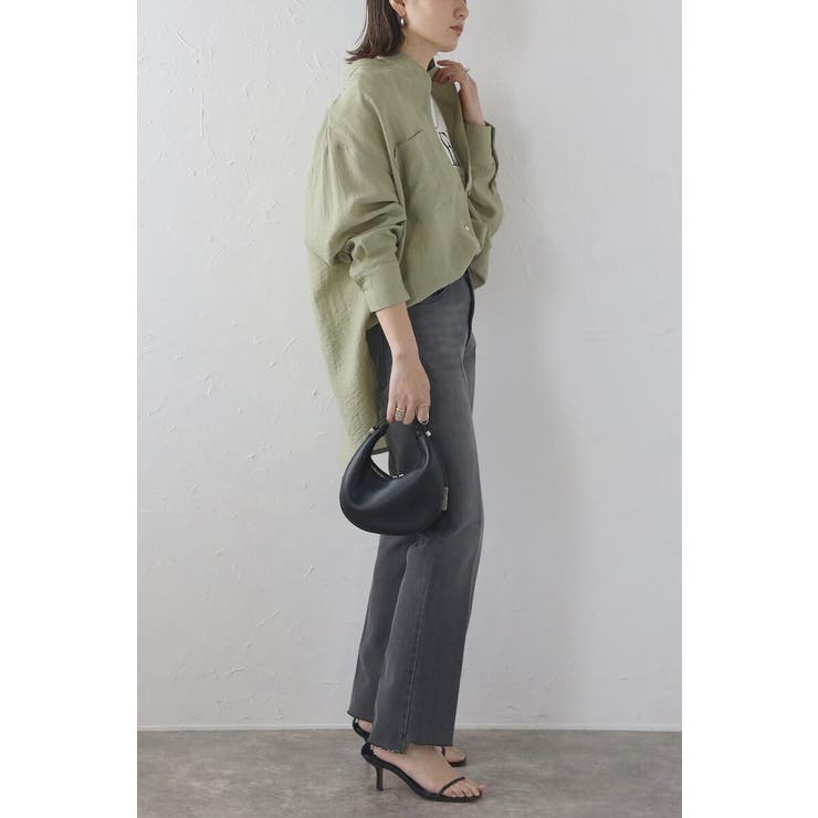 ステップカットテーパードデニムパンツ 77-003671 | BONJOUR SAGAN | 詳細画像14 