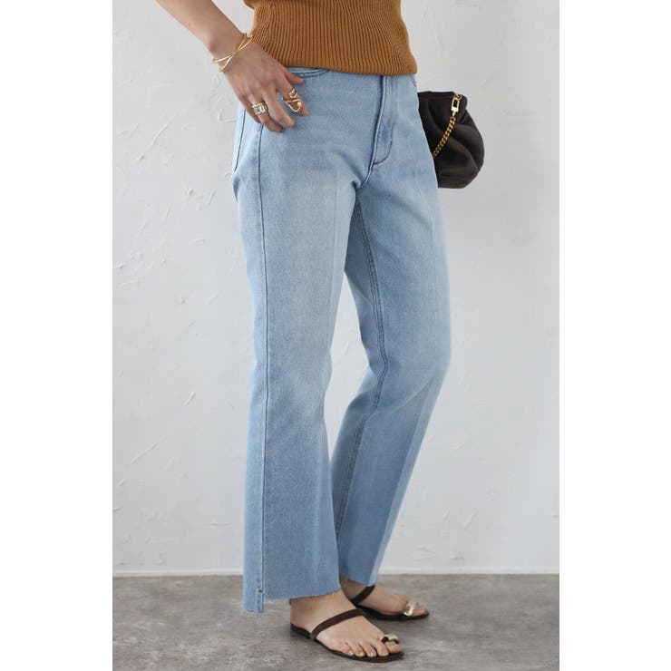 ステップカットテーパードデニムパンツ 77-003671 | BONJOUR SAGAN | 詳細画像19 