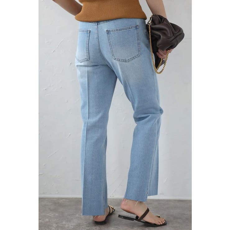 ステップカットテーパードデニムパンツ 77-003671 | BONJOUR SAGAN | 詳細画像21 