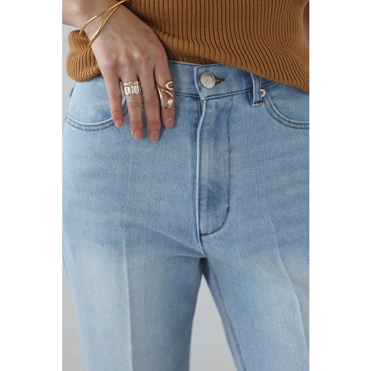 ステップカットテーパードデニムパンツ 77-003671 | BONJOUR SAGAN | 詳細画像23 