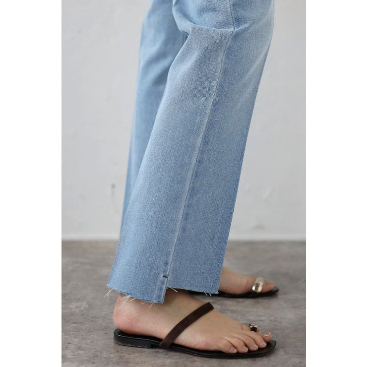 ステップカットテーパードデニムパンツ 77-003671 | BONJOUR SAGAN | 詳細画像24 