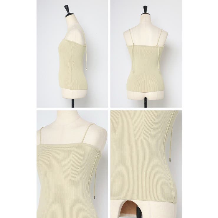 ウエストシェイプリブニットキャミソール 77-003722 | BONJOUR SAGAN | 詳細画像21 