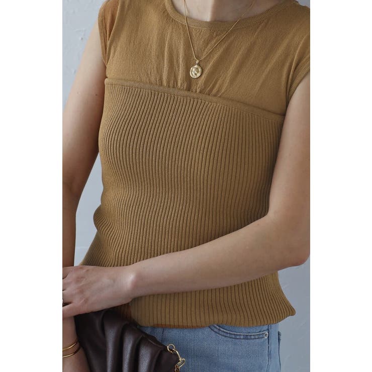 ビスチェドッキングノースリニット 77-003724 | BONJOUR SAGAN | 詳細画像8 