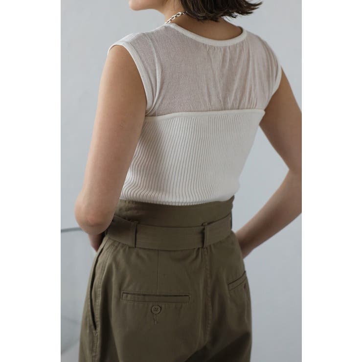 ビスチェドッキングノースリニット 77-003724 | BONJOUR SAGAN | 詳細画像11 