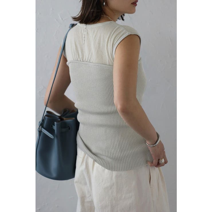 ビスチェドッキングノースリニット 77-003724 | BONJOUR SAGAN | 詳細画像16 