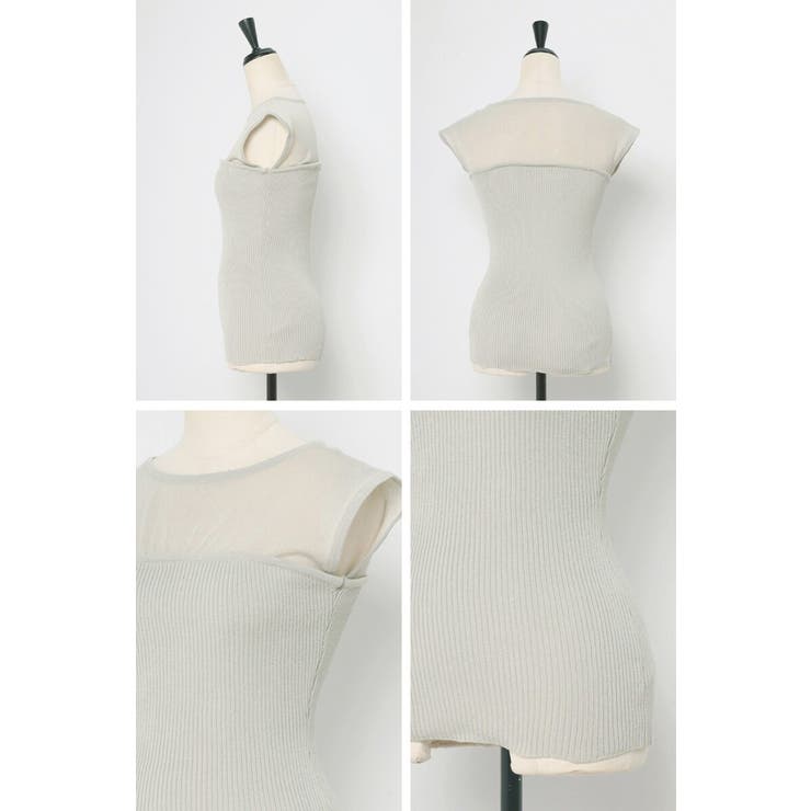 ビスチェドッキングノースリニット 77-003724 | BONJOUR SAGAN | 詳細画像20 