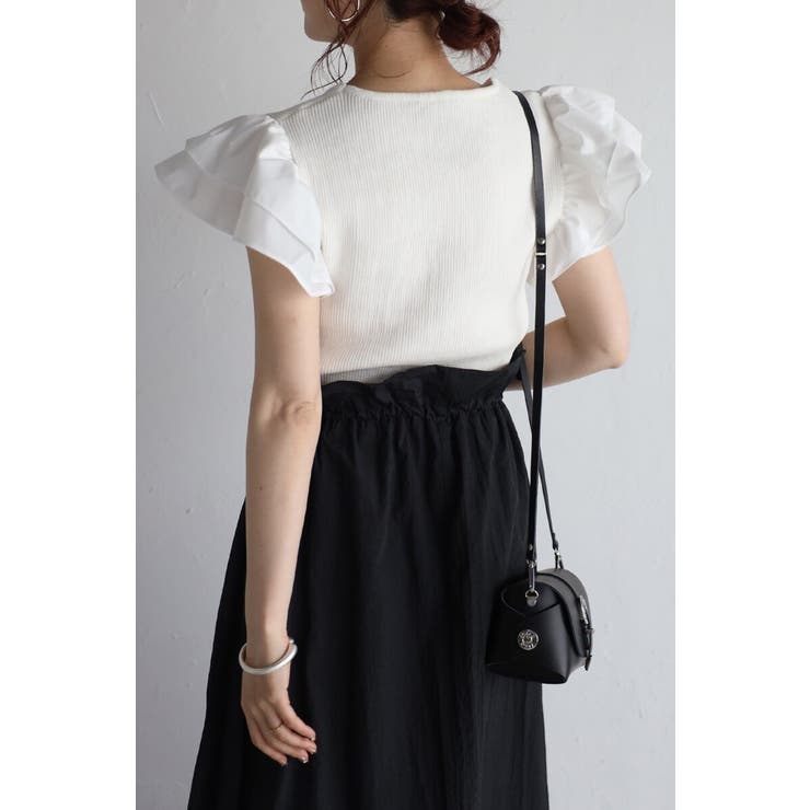 ショルダーフリルサマーニットドッキングプルオーバー 77-003782 | BONJOUR SAGAN | 詳細画像19 