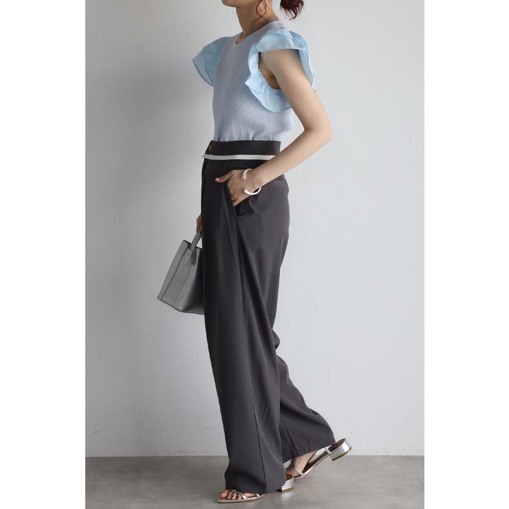 ショルダーフリルサマーニットドッキングプルオーバー 77-003782 | BONJOUR SAGAN | 詳細画像25 