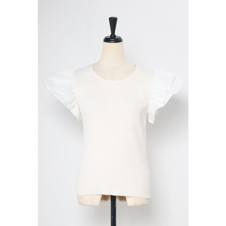 ショルダーフリルサマーニットドッキングプルオーバー 77-003782 | BONJOUR SAGAN | 詳細画像35 