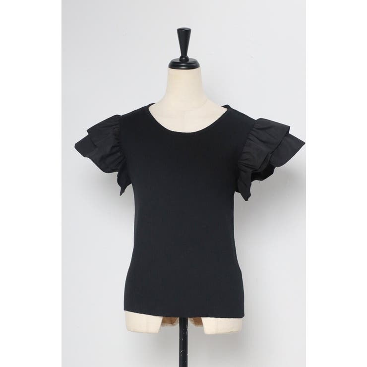 ショルダーフリルサマーニットドッキングプルオーバー 77-003782 | BONJOUR SAGAN | 詳細画像36 