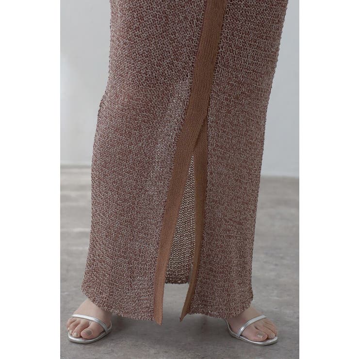 前後2WAYミックスカラーニットスカート 77-003788 | BONJOUR SAGAN | 詳細画像8 