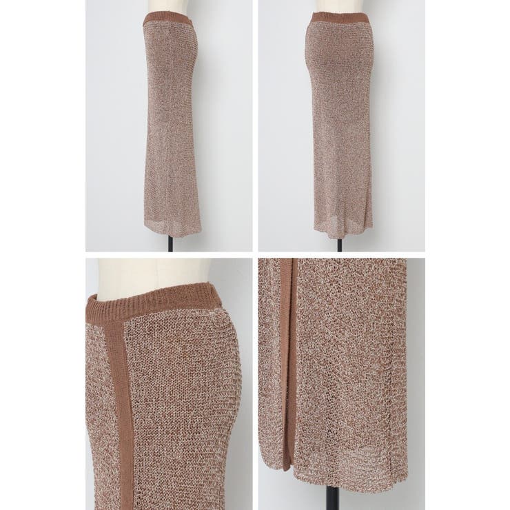 前後2WAYミックスカラーニットスカート 77-003788 | BONJOUR SAGAN | 詳細画像13 