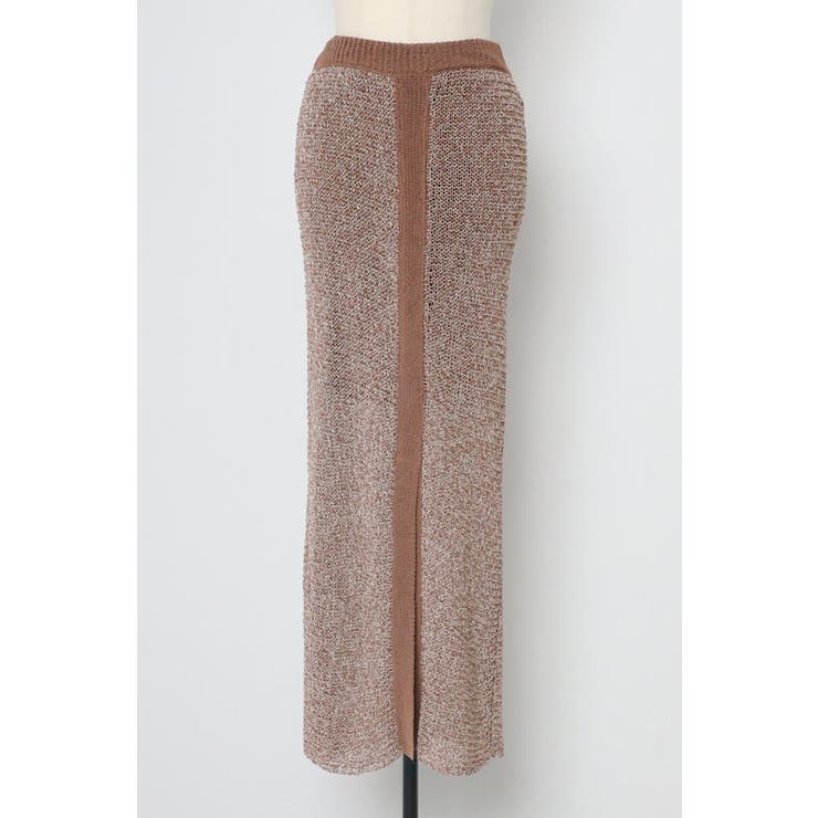 前後2WAYミックスカラーニットスカート 77-003788 | BONJOUR SAGAN | 詳細画像14 