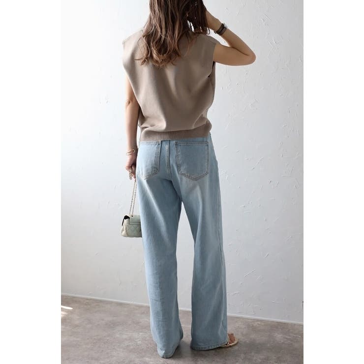 ゴールド釦ボクシーニットベスト 77-003817 | BONJOUR SAGAN | 詳細画像16 