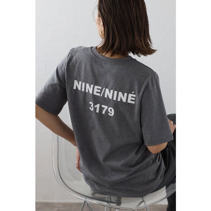 DARK-GRAY | バックナンバープリントT | BONJOUR SAGAN