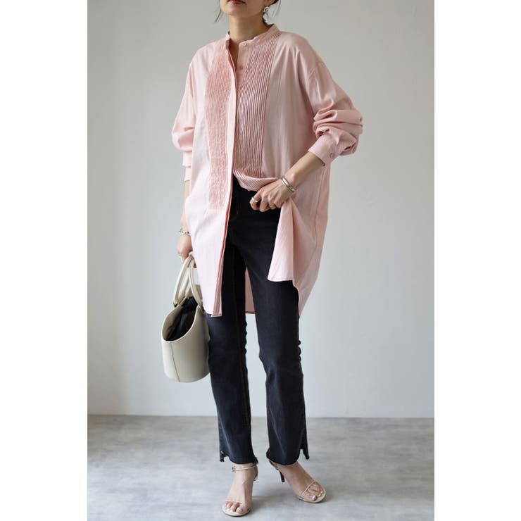 フロントピンタックシャツ 77-003065 | BONJOUR SAGAN | 詳細画像3 