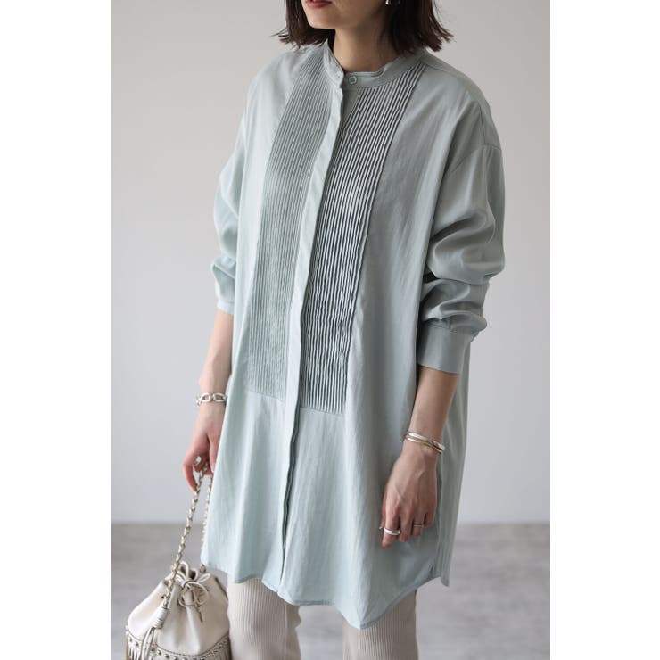 フロントピンタックシャツ 77-003065 | BONJOUR SAGAN | 詳細画像4 