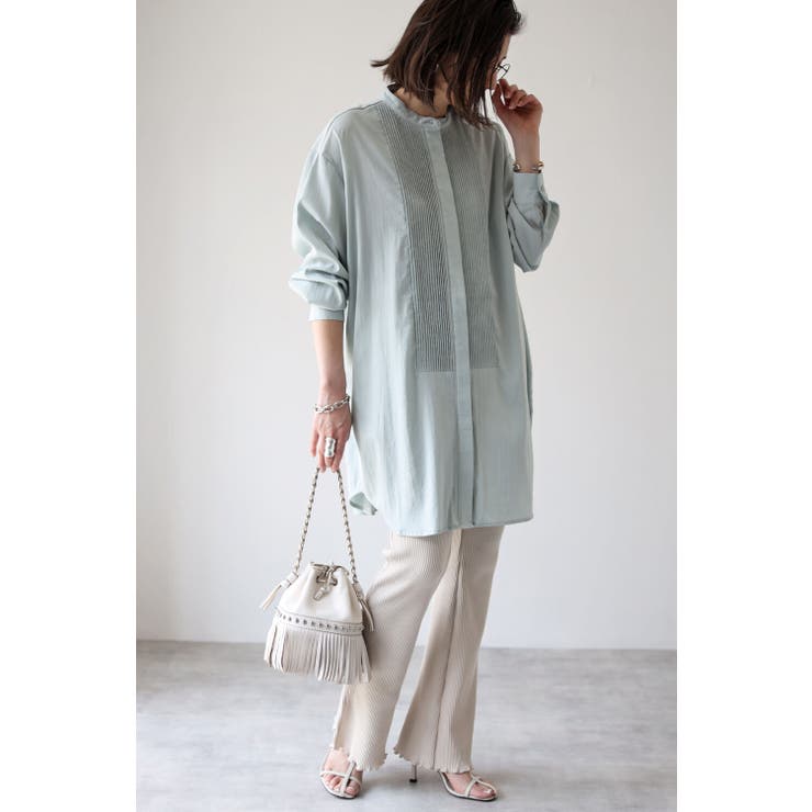 フロントピンタックシャツ 77-003065 | BONJOUR SAGAN | 詳細画像5 