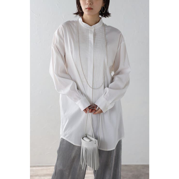 フロントピンタックシャツ 77-003065 | BONJOUR SAGAN | 詳細画像6 