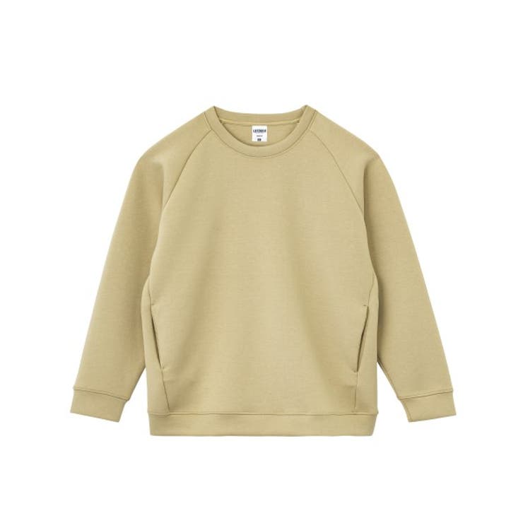 サンドカーキ | 【LIFEMAX】ドライストレッチクルーネックトレーナー | Etre pret