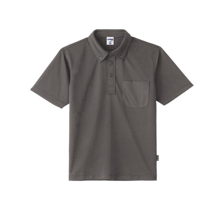 チャコールグレー | 【LIFEMAX】ボタンダウンドライポロシャツ | Etre pret