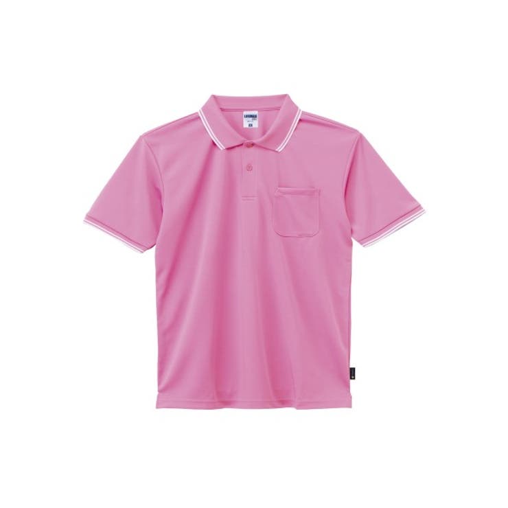 ピンク | 【LIFEMAX】ライン入りベーシックドライポロシャツ | Etre pret