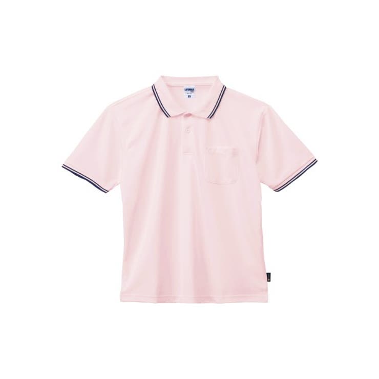 ライトピンク | 【LIFEMAX】ライン入りベーシックドライポロシャツ | Etre pret