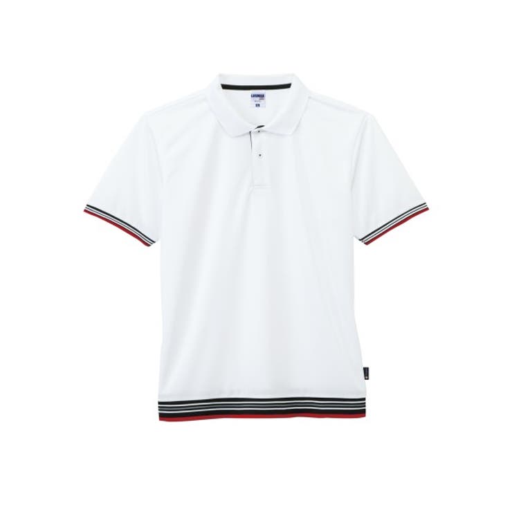 ホワイト | 【LIFEMAX】裾ラインリブドライポロシャツ | Etre pret