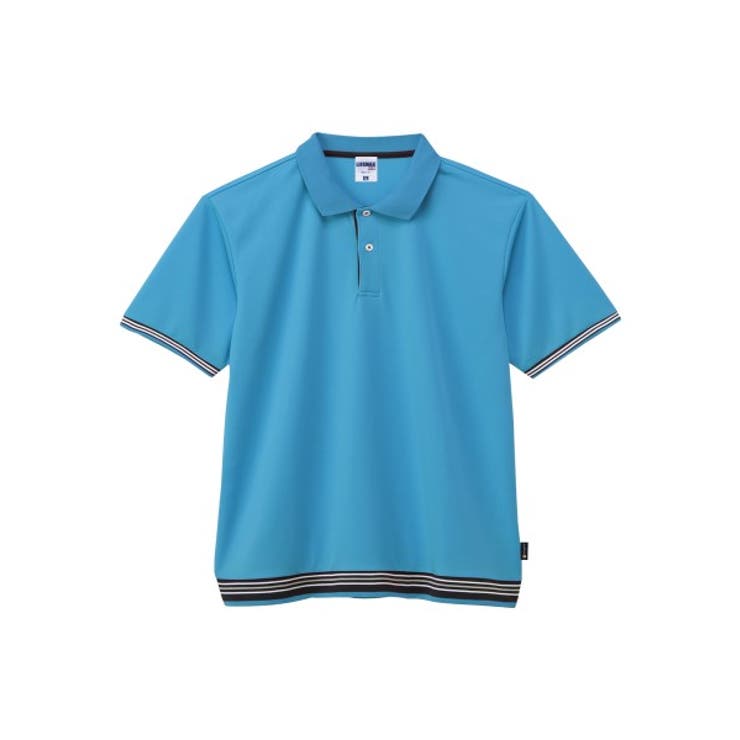 ターコイズ | 【LIFEMAX】裾ラインリブドライポロシャツ | Etre pret