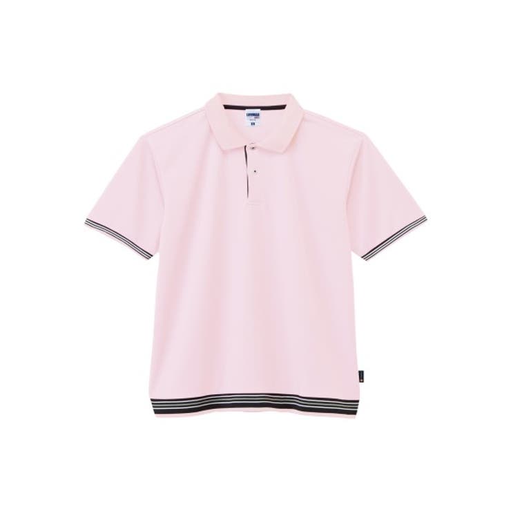ライトピンク | 【LIFEMAX】裾ラインリブドライポロシャツ | Etre pret