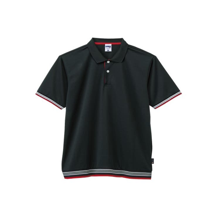 ブラック | 【LIFEMAX】裾ラインリブドライポロシャツ | Etre pret