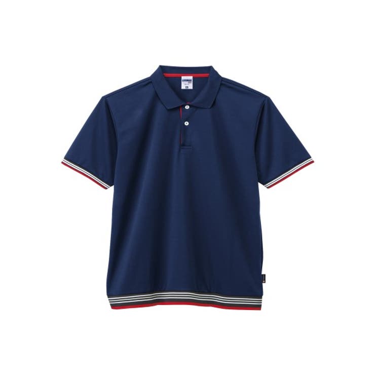 ネイビー | 【LIFEMAX】裾ラインリブドライポロシャツ | Etre pret